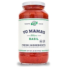 Yo Mama's Foods Bellisima Basil, 25 oz