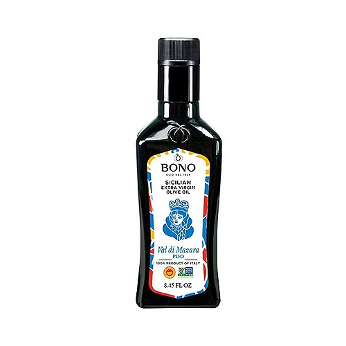 BONO PDO Certified Val Di Mazara Sicilian Extra Virgin Olive Oil