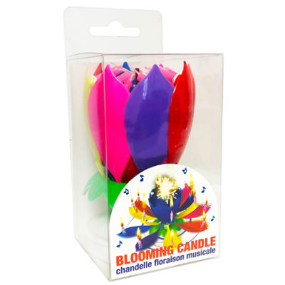 NonFoods Marketing Musical Bloom Candle, 1 each