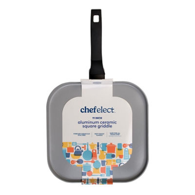 ChefElect Ceramic 11 Inch Griddle Pan