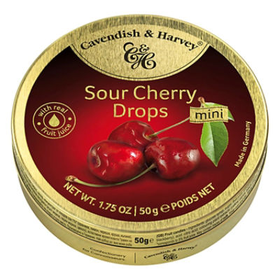 CAVENDISH AND HARVEY SOUR CHERRY TIN