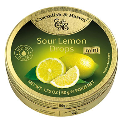 CAVENDISH AND HARVEY SOUR LEMON TIN