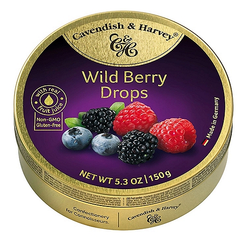 C&H CANDY TIN WLDBERRY