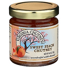 Virginia Chutney Co. Sweet Peach Chutney, 4.4 Ounce