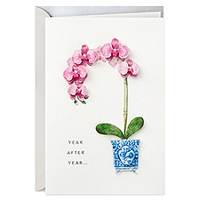 Hallmark Signature for Her (Orchid), Birthday Card, 1 Each