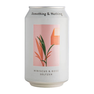 Something and Nothing Hibiscus & Rose Premium Soda