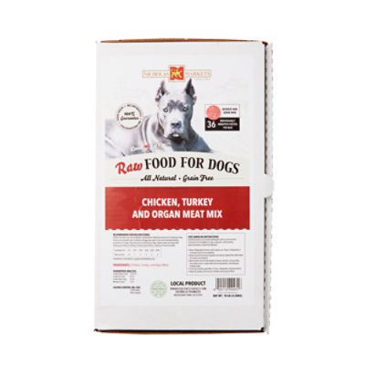 Nicholas Markets Raw Dog Food Chicken, Turkey and Organ Meat Mix