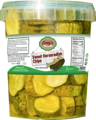 Corey's Pickles Sweet Horseradish, 32 fl oz