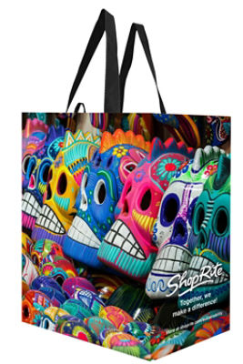 Earthwise Bag Company ShopRite Day of the Dead Reusable Bag, 1