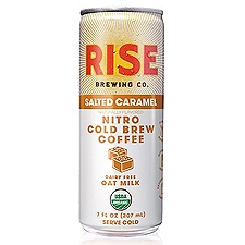 RISE Brewing Co. Salted Caramel Nitro Cold Brew Latte, 7 fl oz