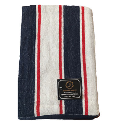 Jennifer Ashley TERRY CABANA STRIPE TOWEL