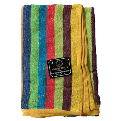 Jennifer Ashley TERRY MULTI COLOR STRIP TOWEL