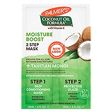 Palmer's Coconut Oil Formula Moisture Boost 2-Step, Hair Mask, 0.5 Fluid ounce