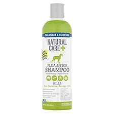 Natural Care+ Shampoo, Flea & Tick, 12 Fluid ounce