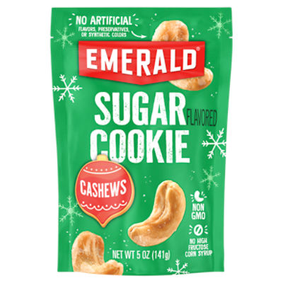 Emerald Sugar Flavored Cookie Cashews, 5 oz