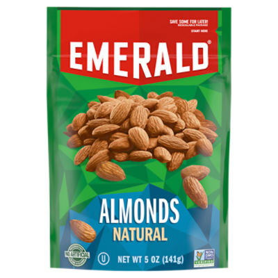 Emerald Nuts Natural Almonds, 5 Oz, 5 Ounce