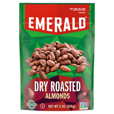 Emerald Nuts Dry Roasted Almonds, 5 Oz, 5 Ounce