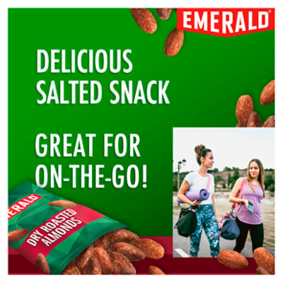 Emerald 100 Calorie Packs Dry Roasted Almonds, 0.63 oz, 7 count
