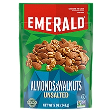 Emerald Nuts Natural Walnuts and Almonds, 5 Oz