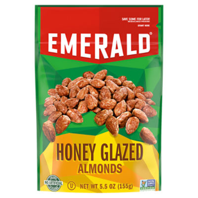 Emerald Honey Glazed Almonds, 5.5 oz, 5.5 Ounce