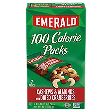 Emerald Cashews & Almonds with Dried Cranberries, 0.69 oz, 7 count