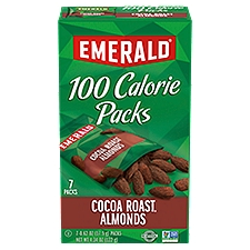 Emerald 100 Calorie Packs Cocoa Roast Almonds, 0.62 oz, 7 count