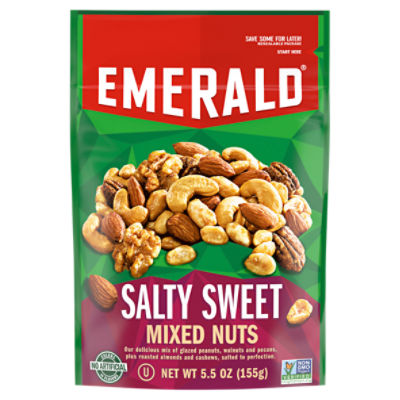 Emerald Nuts Salty Sweet Mixed Nuts, 5.5 oz