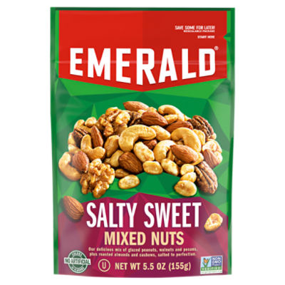 Emerald Emerald Nuts Salty Sweet Mixed Nuts, 5.5 oz, 5.5 Ounce 