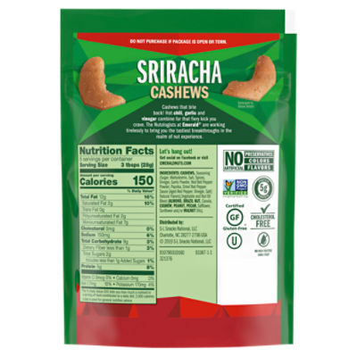 Emerald Sriracha Cashews, 5 oz