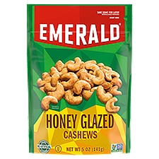 Emerald Cashews, Honey Glazed, 5 Ounce
