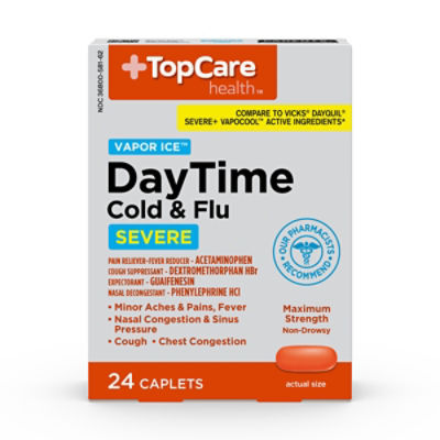 TopCare Guaifenesin Daytime Severe Cold & Flu