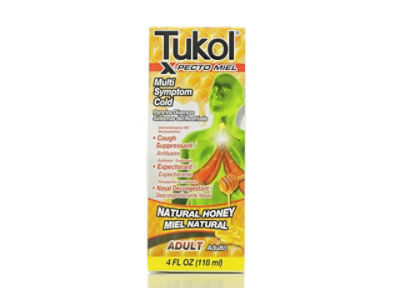 Tukol Multi Symptom Cold Suppressant Natural Honey Adult, 4 fl oz