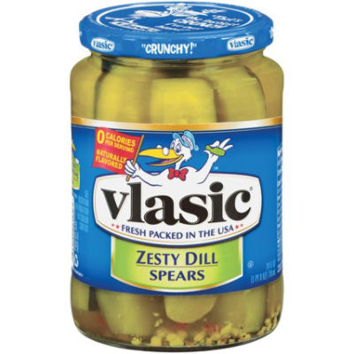 Vlasic Pickles - Zesty Dill Spears, 24 fl oz
