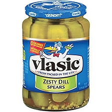 Vlasic Pickles - Zesty Dill Spears, 24 fl oz, 24 Fluid ounce