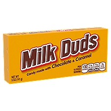 MILK DUDS Chocolate and Caramel Candy, Movie Candy, 5 oz, Box