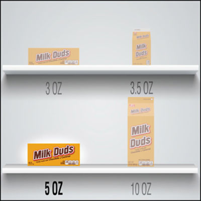 Milk Duds Chocolate and Caramel Candy, 5-oz. Boxes