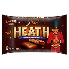 HEATH Milk Chocolate English Toffee Snack Size Candy Bars, Halloween, 11.5 oz