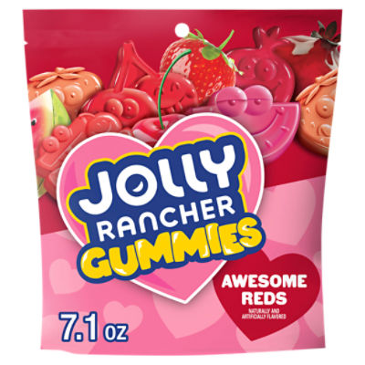 Jolly Rancher Gummies Awesome Reds Candy, 7.1 oz