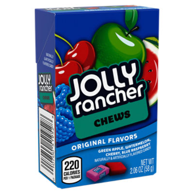 JOLLY RANCHER Chews Assorted Fruit Flavored Candy Box, 2.06 oz