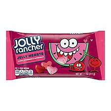 JOLLY RANCHER Assorted Fruit Flavored Jelly Hearts, Valentine's Day Candy Bag, 11 oz