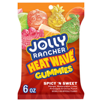 Jolly Rancher Heat Wave Gummies Spicy'N Sweet Candy, 6 oz