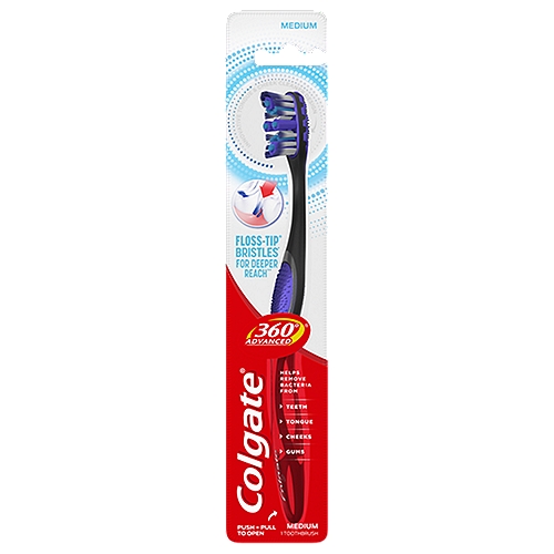 Colgate 360 Advanced Medium Toothbrush, 1 each