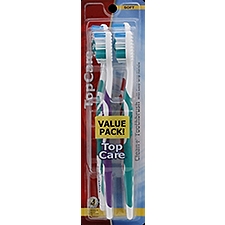 Top Care Toothbrush Clean & Soft Value Pack, 4 Each