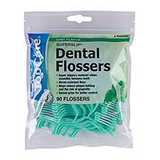 Top Care Dental Flossers Fine, Contains 90, 1 Each