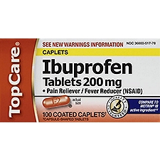 Top Care Ibuprofen - 200 mg, 100 each, 100 Each