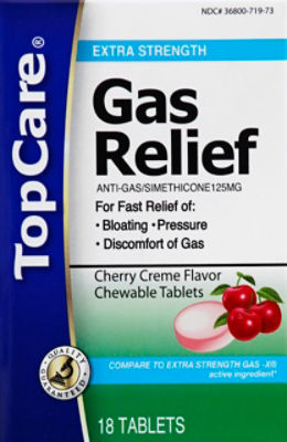 Top Care Gas Relief, 18 each
