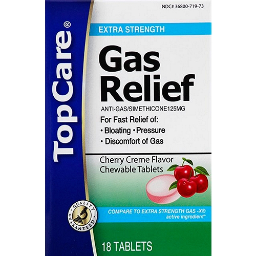 Top Care Gas Relief, 18 each