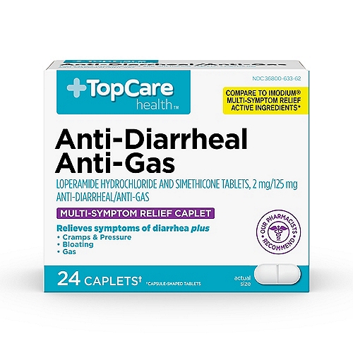 TOP CARE TC ANTI DRRHEA/GAS   , 24 each