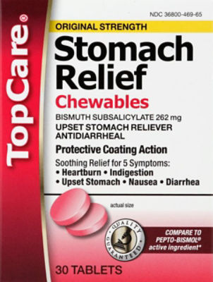 Top Care Stomach relief, 30 each