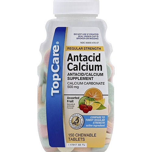 Antacid/calcium supplement.  Chewable Tablets.